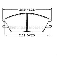 D436 für Hyundai Toyota Bremsbeläge Keramik